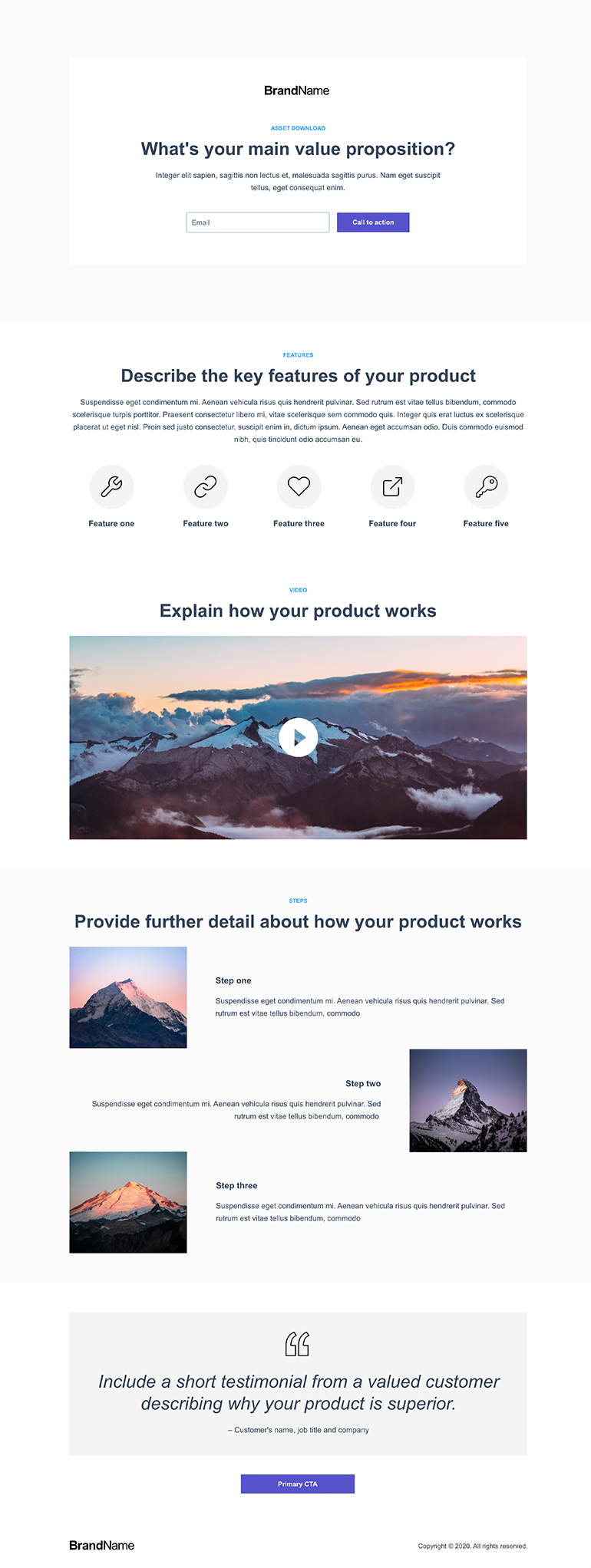 Asset Download Landing Page 3