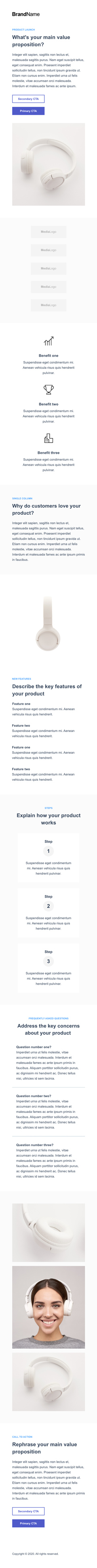 Product Launch Landing Page 1