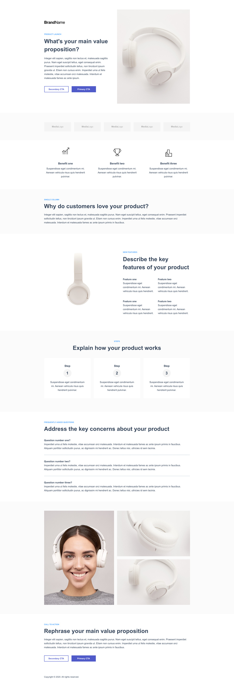 Product Launch Landing Page 1