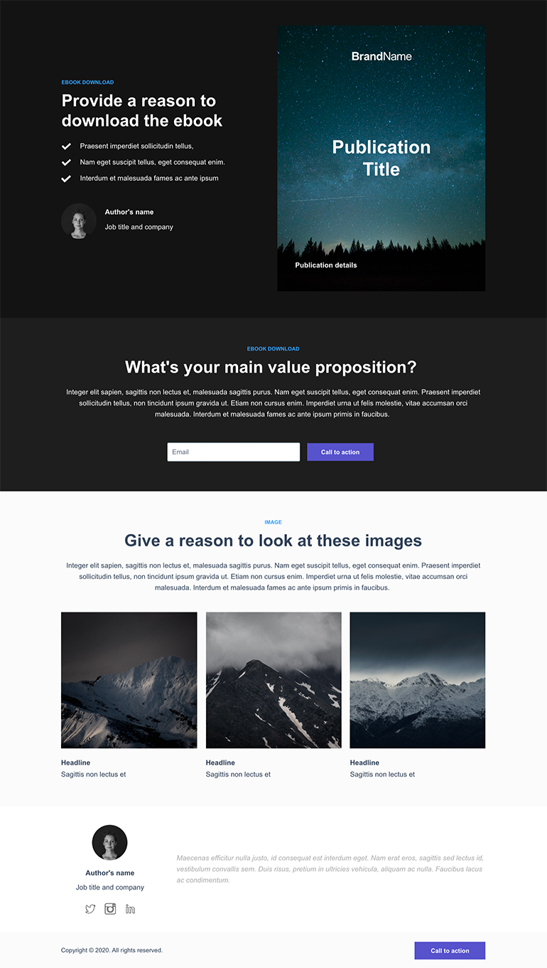 Asset Download Landing Page 5