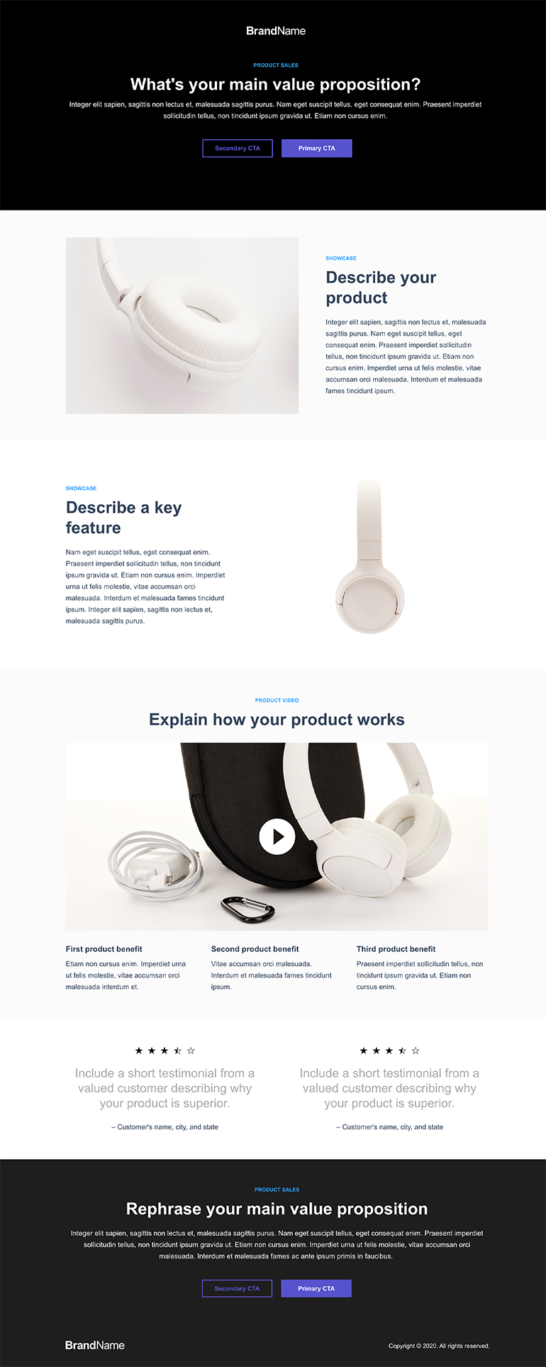 Product Sales Landing Page 9