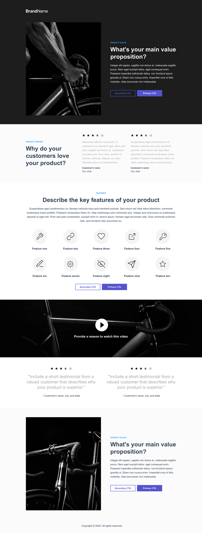 Product Sales Landing Page 1